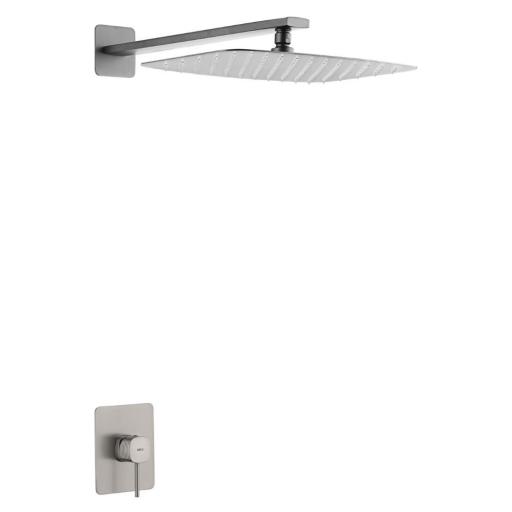 Set de ducha 1 vía rociador Firenze niquel cepillado de Imex [0]