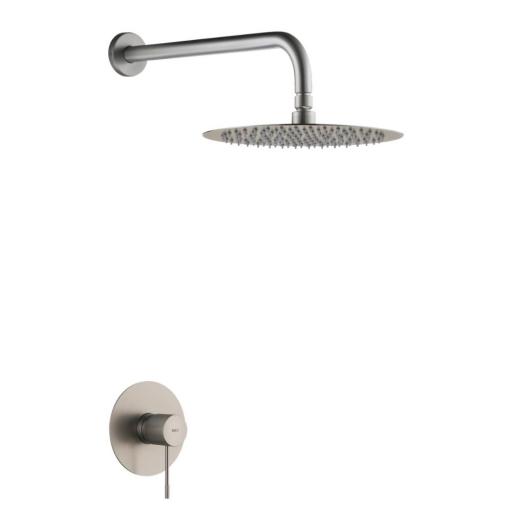 Set de ducha 1 vía rociador monomando empotrado Line de Imex [3]