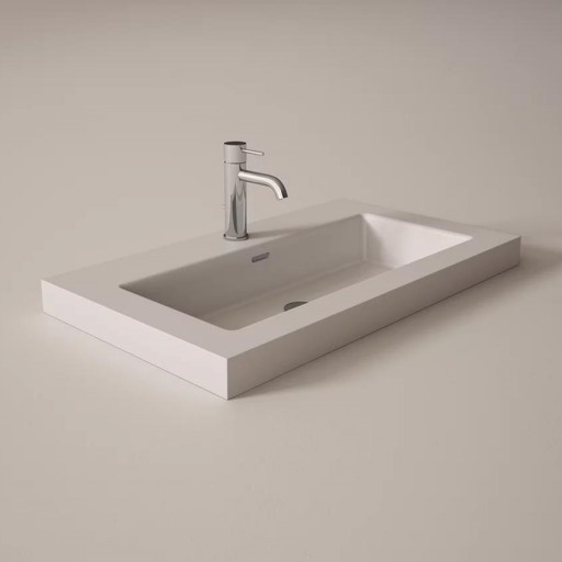 Lavabo Nantes integrado carga mineral de Visobath [6]
