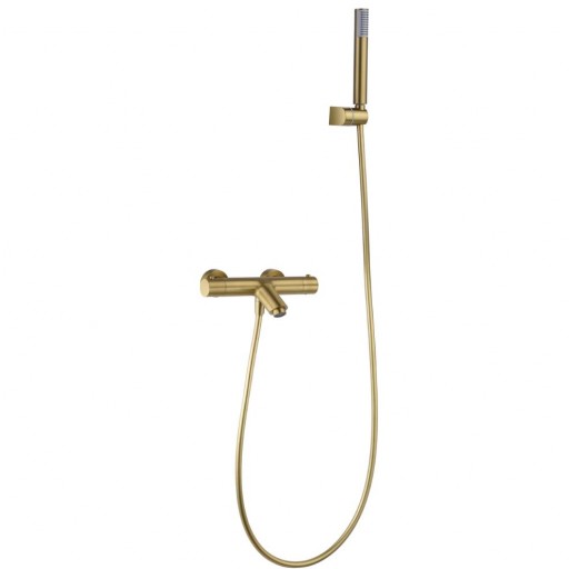 Grifo de baño termostático Monza oro cepillado de Imex [0]