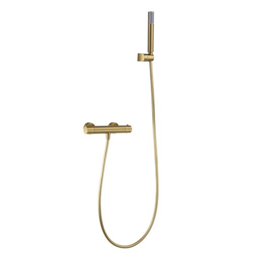 Grifo de baño termostático Monza oro cepillado de Imex [0]