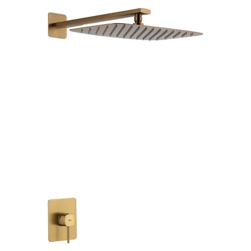 Set de ducha 1 vía rociador Firenze oro cepillado de Imex [0]