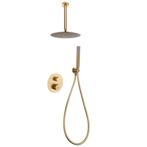 Conjunto de ducha empotrado termostático Piamonte de Imex [4]