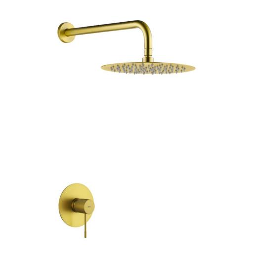 Set de ducha 1 vía rociador monomando empotrado Line de Imex [4]