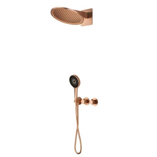 Conjunto de ducha empotrado termostático Bolonia de Imex [4]