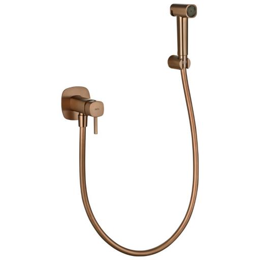 Grifo de bidé empotrado monomando Toscana oro rosa cepillado de Imex [0]