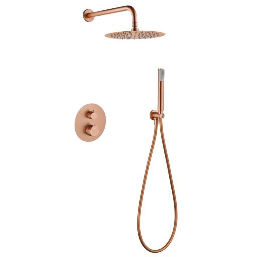 Conjunto de ducha empotrado termostático Bless de Imex [5]