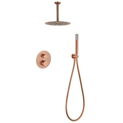 Conjunto de ducha empotrado termostático Palau de Imex [5]