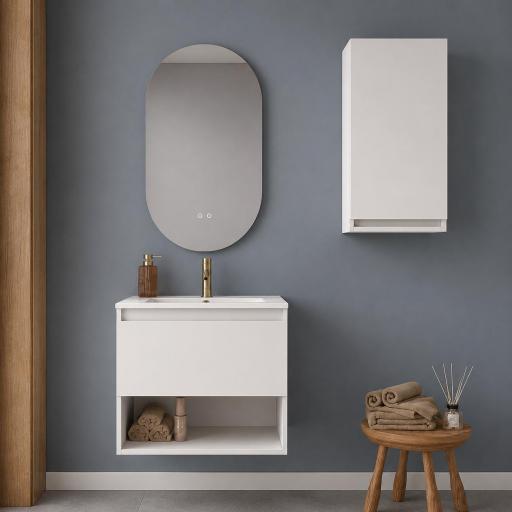 Mueble de baño Box suspendido 1 cajon 1 hueco de Visobath [1]