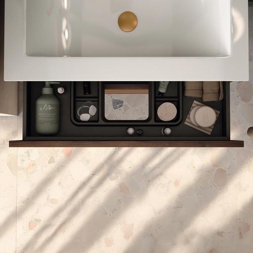 Mueble de baño de fondo reducido Nido 2 cajones suspendido de Visobath [4]