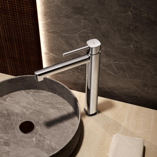 Grifo de lavabo alto monomando Toscana cromo de Imex [2]