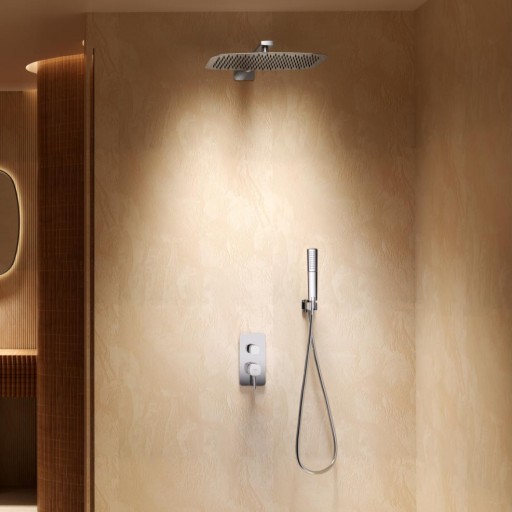 Conjunto monomando empotrado Toscana cromo de Imex [1]