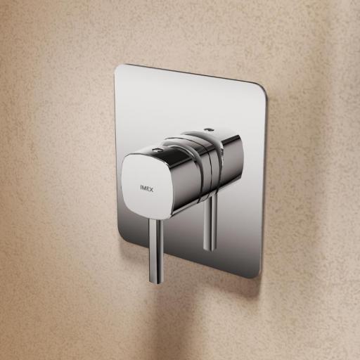 Conjunto de ducha 1 vía rociador Toscana cromo de Imex [3]