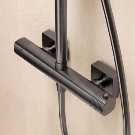 Conjunto barra de ducha termostático Firenze cromo de Imex [3]