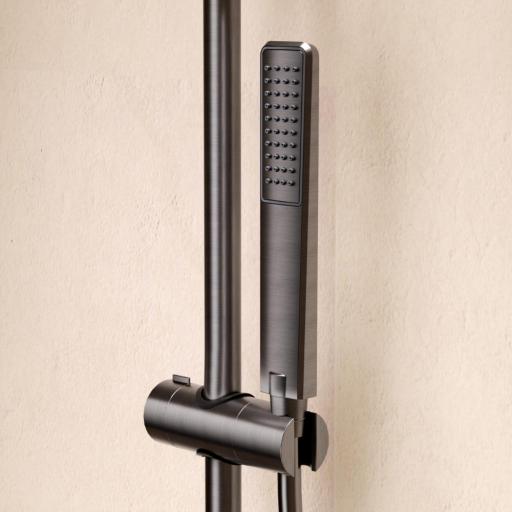 Conjunto barra de ducha termostático Firenze cromo de Imex [4]