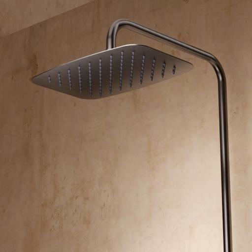 Conjunto barra de baño ducha monomando Firenze cromo de Imex [3]