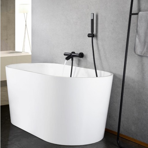 Grifo de baño termostático Monza negro mate de Imex [1]