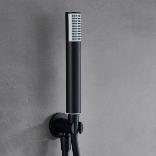 Grifo de ducha empotrado monomando TIVOLI negro mate de IMEX [1]