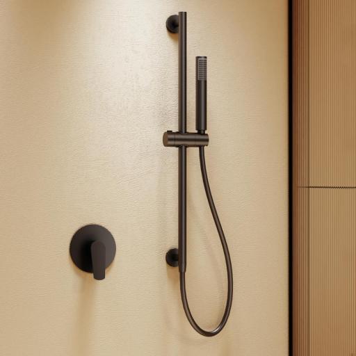 Set de ducha 1 vía barra con mango monomando Belgica de Imex [2]