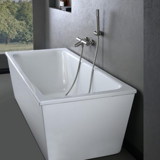 Grifo de baño termostático Monza níquel cepillado de Imex [1]