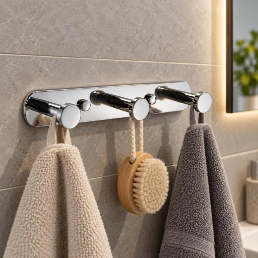 Percha triple Eco de Manillons Torrent con diferentes acabados