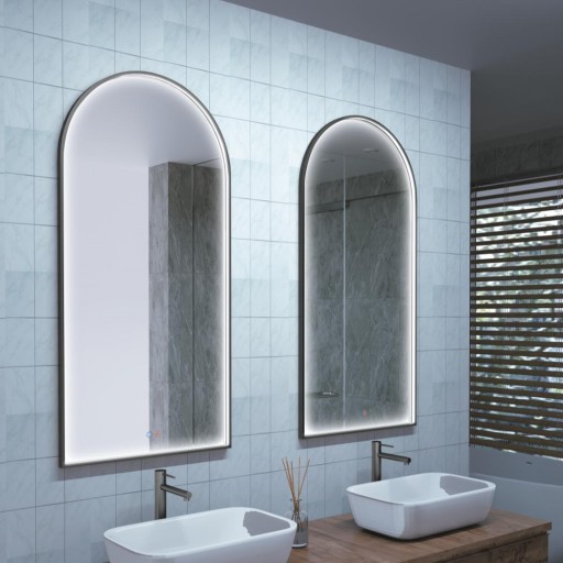 Espejo de baño Roma con luz perimetral capilla de Ledimex