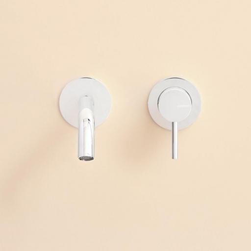 Grifo de lavabo monomando empotrado sin embellecedor Loop de Sanycces [0]