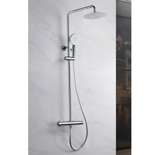 Conjunto barra de ducha termostatico Amsterdam cromo de Imex [0]