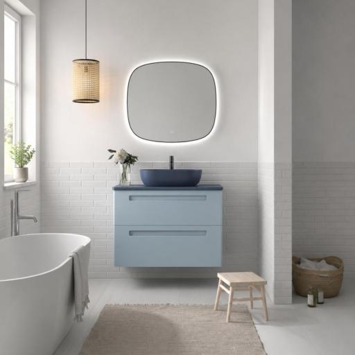 Mueble de baño sobre encimera Paris 2 cajones suspendido de Avila dos [1]