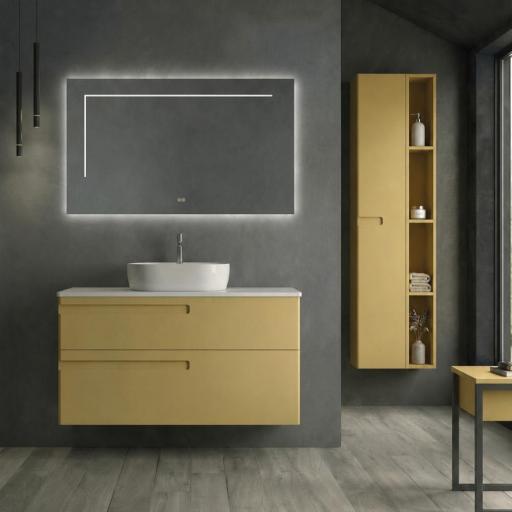 Mueble de baño sobre encimera Paris 2 cajones suspendido de Avila dos [3]
