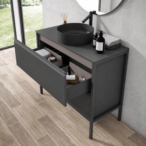 Mueble de baño Icon 2 cajones sobreencimera de Visobath [1]