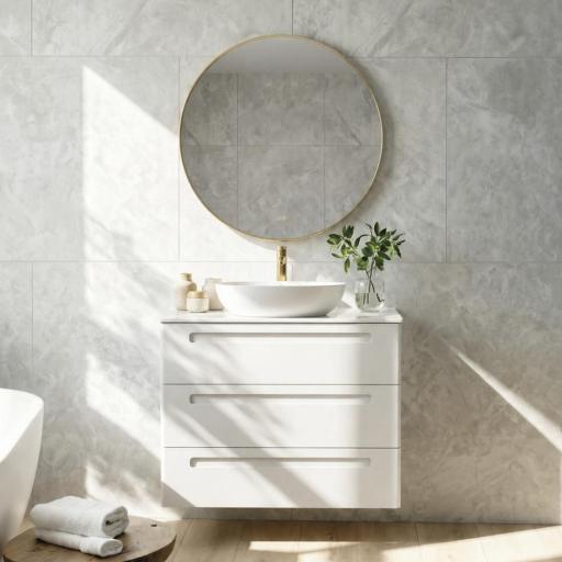 Mueble de baño sobre encimera Paris 3 cajones suspendido de Avila Dos [0]