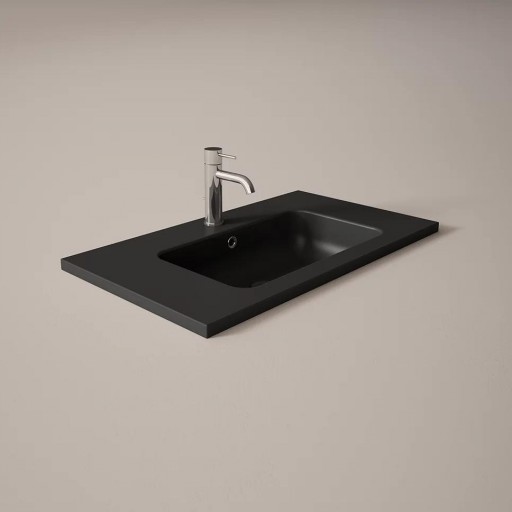 Lavabo Slim integrado carga mineral de Visobath