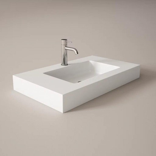 Lavabo Solid suspendido carga mineral de Visobath [1]