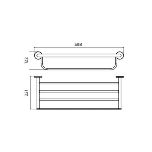 Toallero multiple Practic de Medimex con diferentes acabados [6]