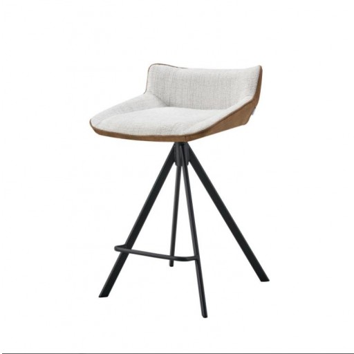 Tabuerete de metal Gary con diferentes tapizados [0]