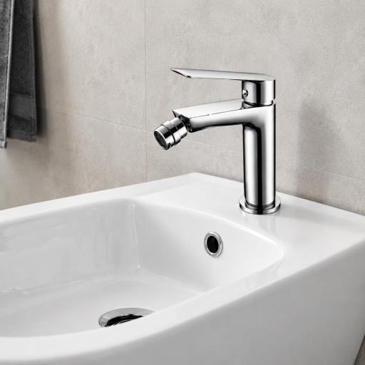 Grifo bidet monomando Luxor cromo de Imex