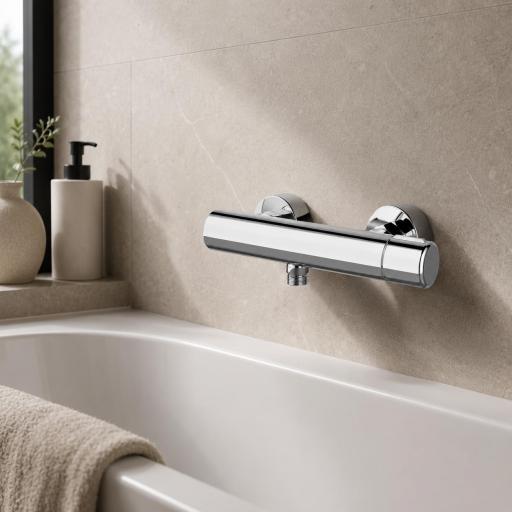 Grifo ducha monomando Tivoli cromo de Lluvibath