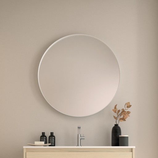 Espejo de baño circular enmarcado de Avila Dos [1]