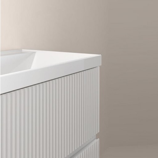 Mueble de baño Vora suspendido 4 cajones con lavabo Cairo doble seno de Royo en diferentes acabados [5]