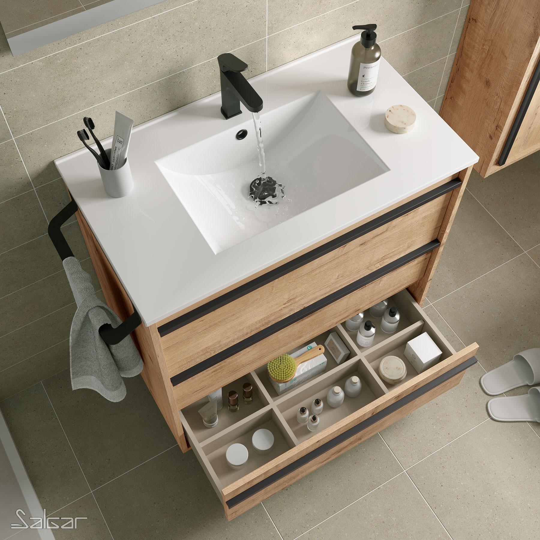 MUEBLE BAÑO PARED 70 ATTILA CAJONES SALGAR