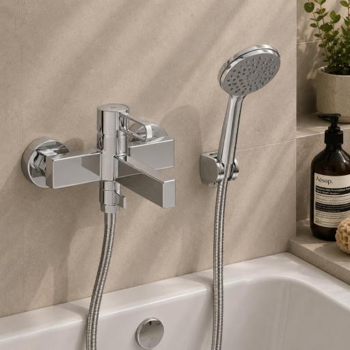 Conjunto de bañera monomando Dior de Gme con diferentes acabados