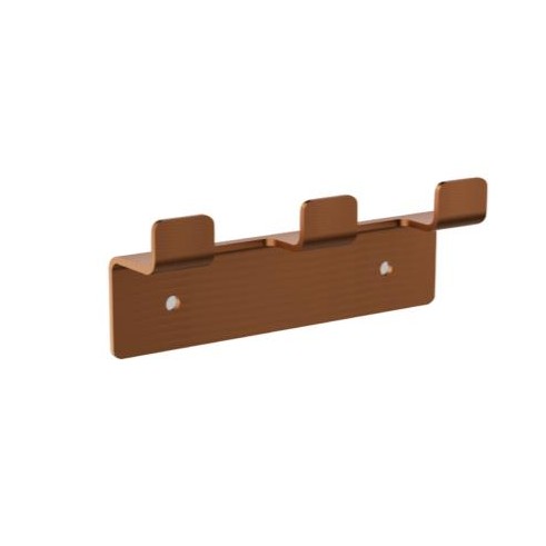 Percha triple Form de Medimex con diferentes acabados [4]