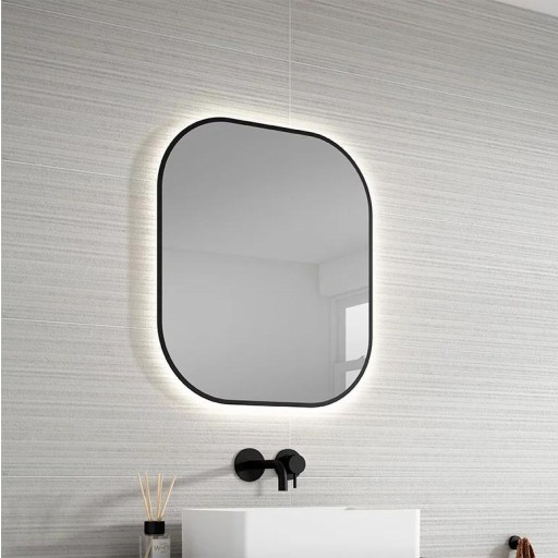 Espejo de baño Cloe rectangular retroiluminado con luz led promo de Visobath [1]