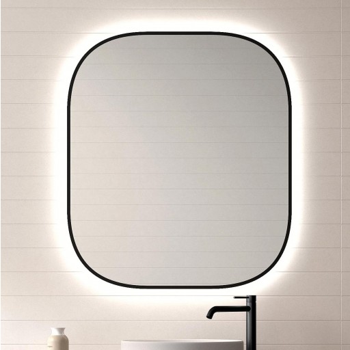 Espejo de baño Cloe rectangular retroiluminado con luz led promo de Visobath