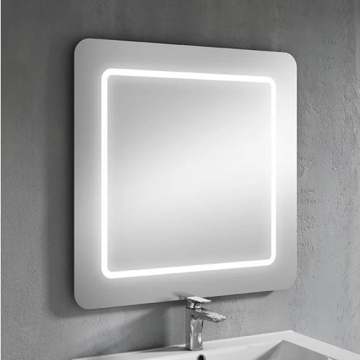 Espejo de baño Frame con luz frontal promo de Visobath