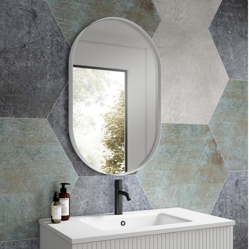 Espejo de baño Loira ovalado promo de Visobath