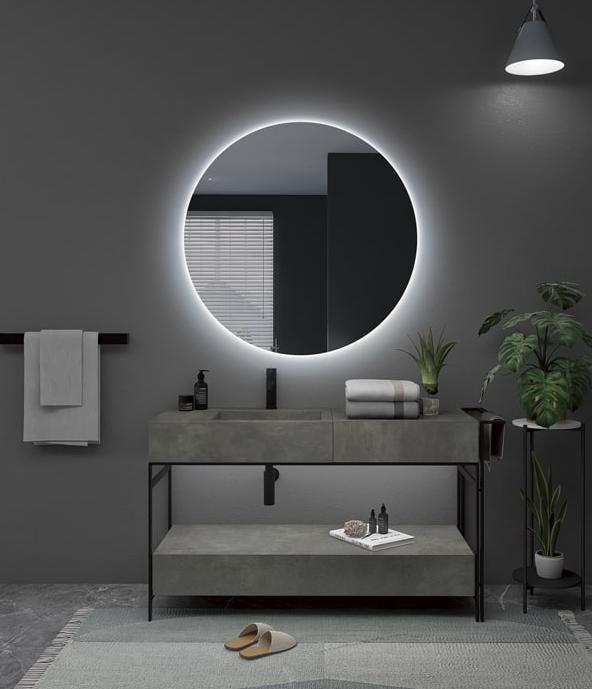 Comprar Espejo de baño Oporto retroiluminado redondo de Ledimex baratos