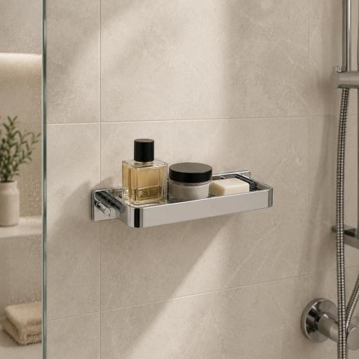 Portaobjetos rectangular para ducha IL GIGLIO de Gedy