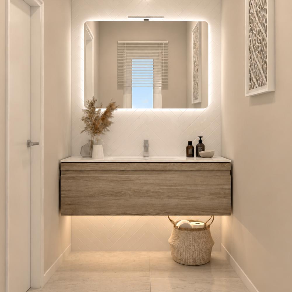 Mueble de baño Natalia 1 o 2 cajones suspendido de Avila Dos